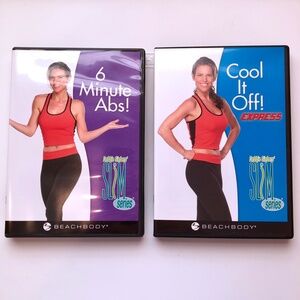 BEACHBODY 6 Minute Abs + Cool It Off! Express Debbie Siebers’ SLIM Exercise DVDs